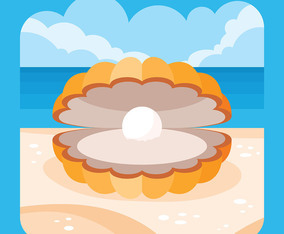 Scallops Vector Illustration