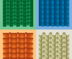 Roof Tile Material Vector