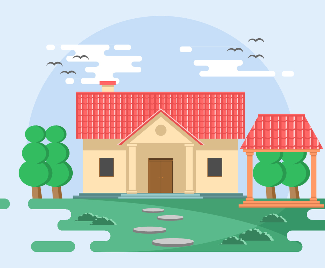 Roof Tile Free Vector