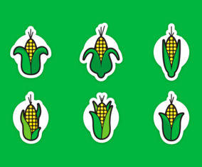 Corn Stalks Free Vector Pack