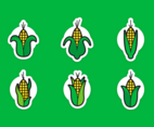 Corn Stalks Free Vector Pack