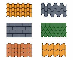 Free Unique Roof Tile Vectors