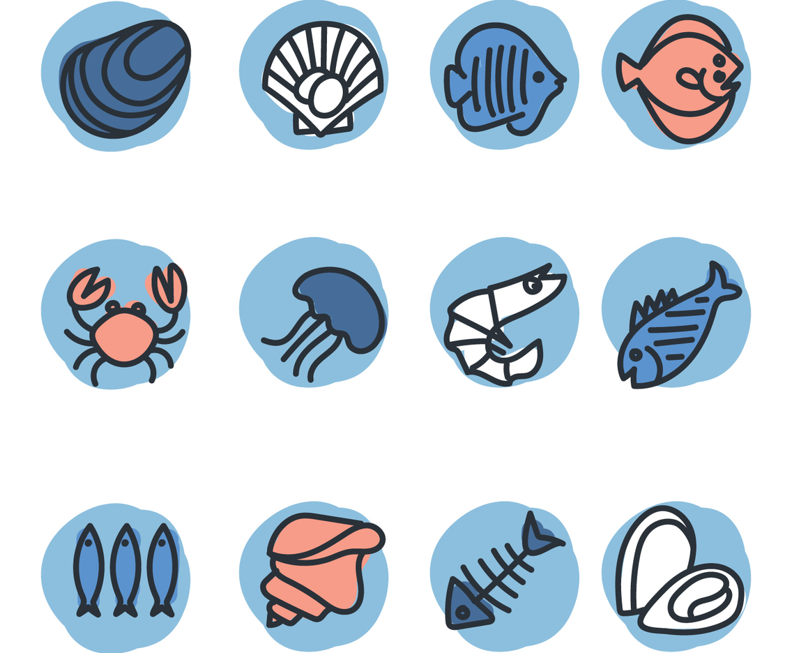 Seafood Icons