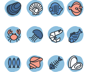 Seafood Icons