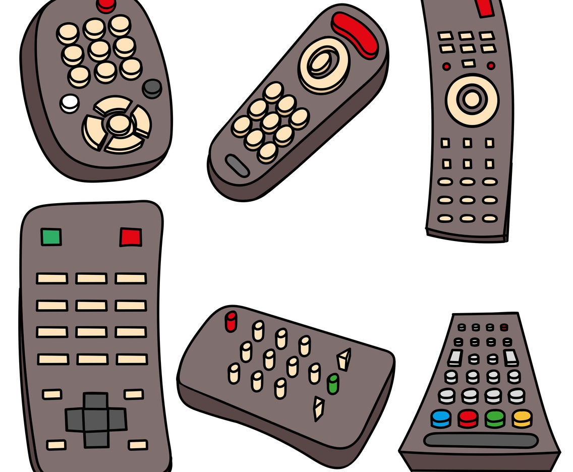 Vector TV Remote Set