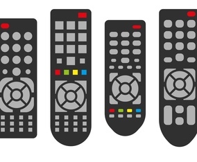 Vector TV Remote Set