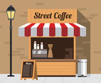 Street Coffee Concession Free Vector