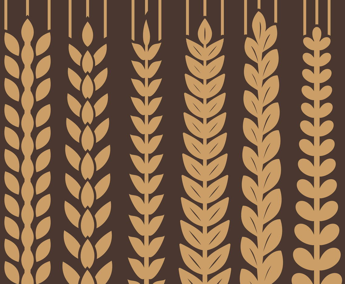 Vector Wheat Ears Icon Set