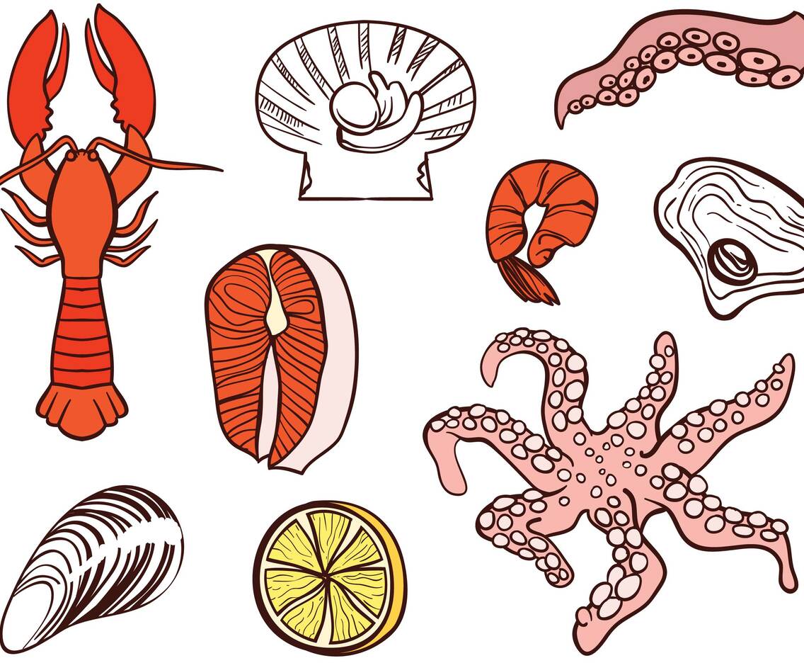 Seafood Vectors