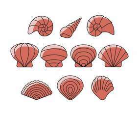 Shells Icon Vector