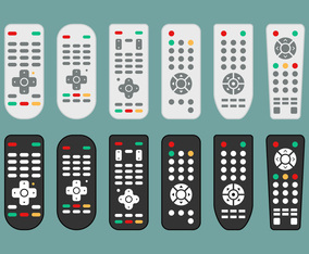 Remote Control Or Tv Remote Icons