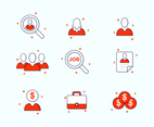 Job Search Icon Set
