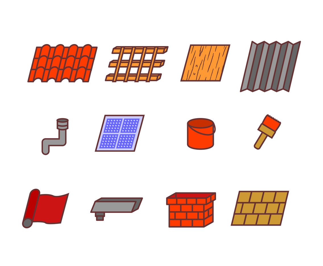 Roof Tile Related Icon