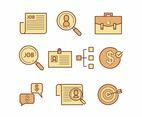 Free Job Search Icon Vector