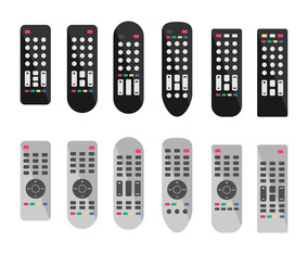Remote Control Or Tv Remote Icons