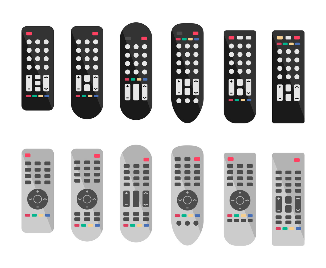 Remote Control Or Tv Remote Icons