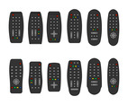 Remote Control Or Tv Remote Icons