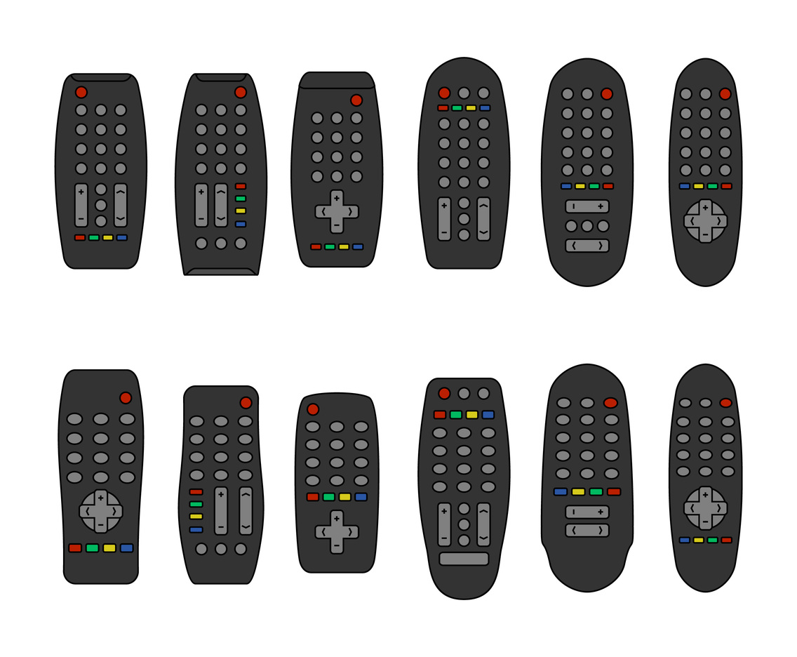 Remote Control Or Tv Remote Icons