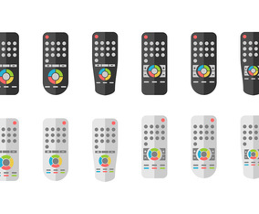 Remote Control Or Tv Remote Icons