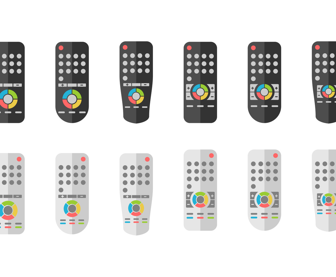 Remote Control Or Tv Remote Icons