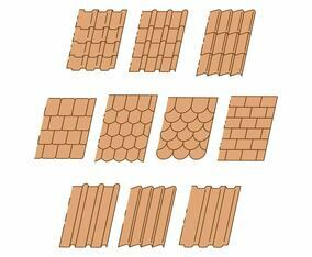 Free Roof Tile Collection Vector