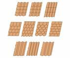Free Roof Tile Collection Vector