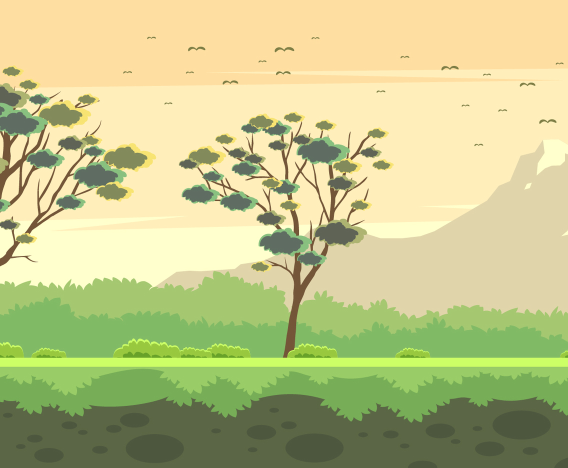 Landscape Gum Tree Free vector