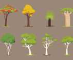 Various Tree Vector Items