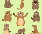 Free Flat Gopher Vector