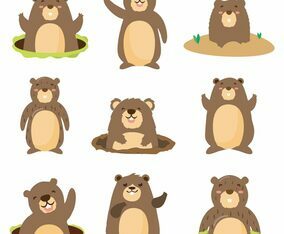 Flat Gopher with different Pose Vector