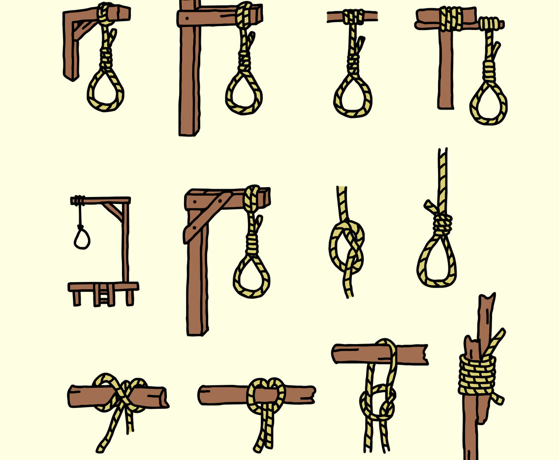 Gallows Vector Icons