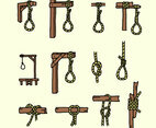Gallows Vector Icons