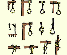 Gallows Vector Icons