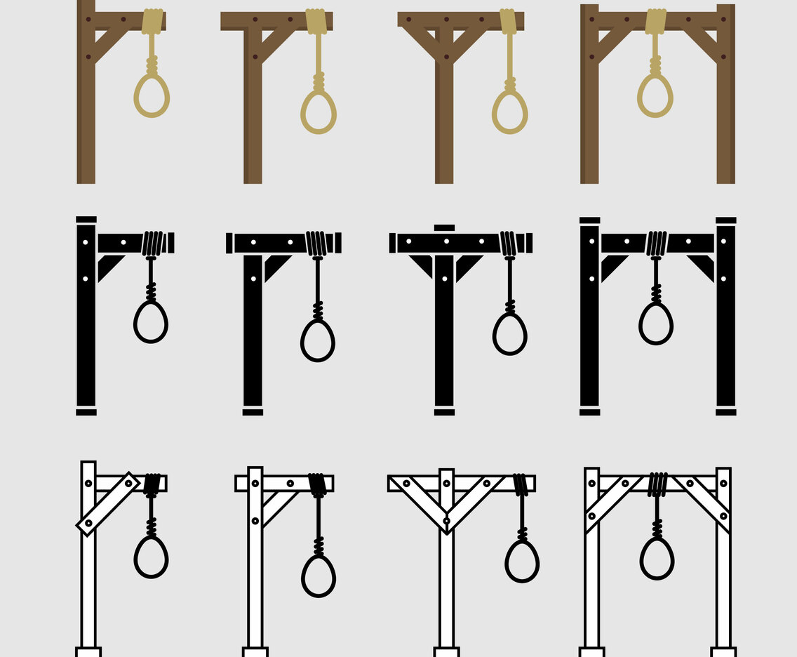 Gallows Vector Icons