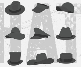 Vector Collection Hats