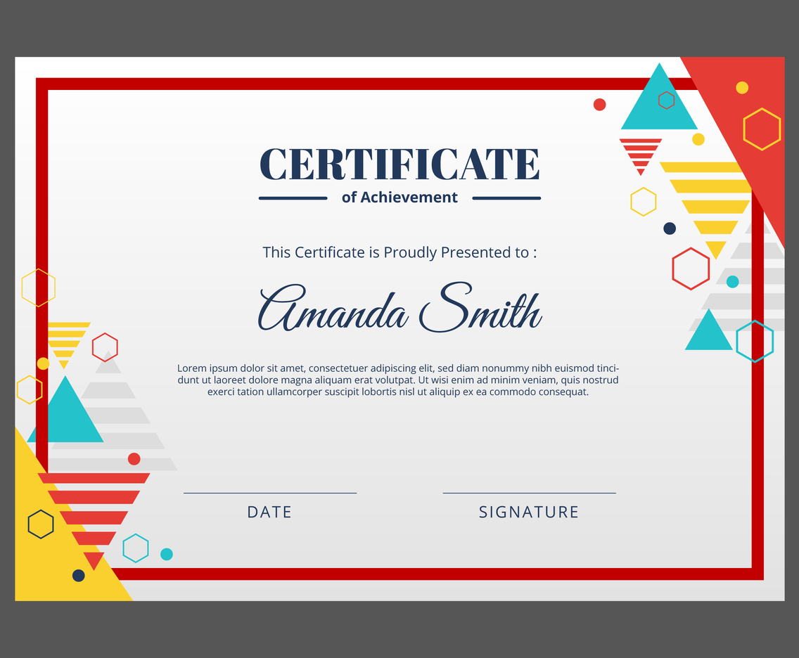 Certificate Template