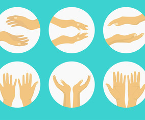 Healing Hand Free Vectors