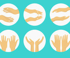 Healing Hand Free Vectors
