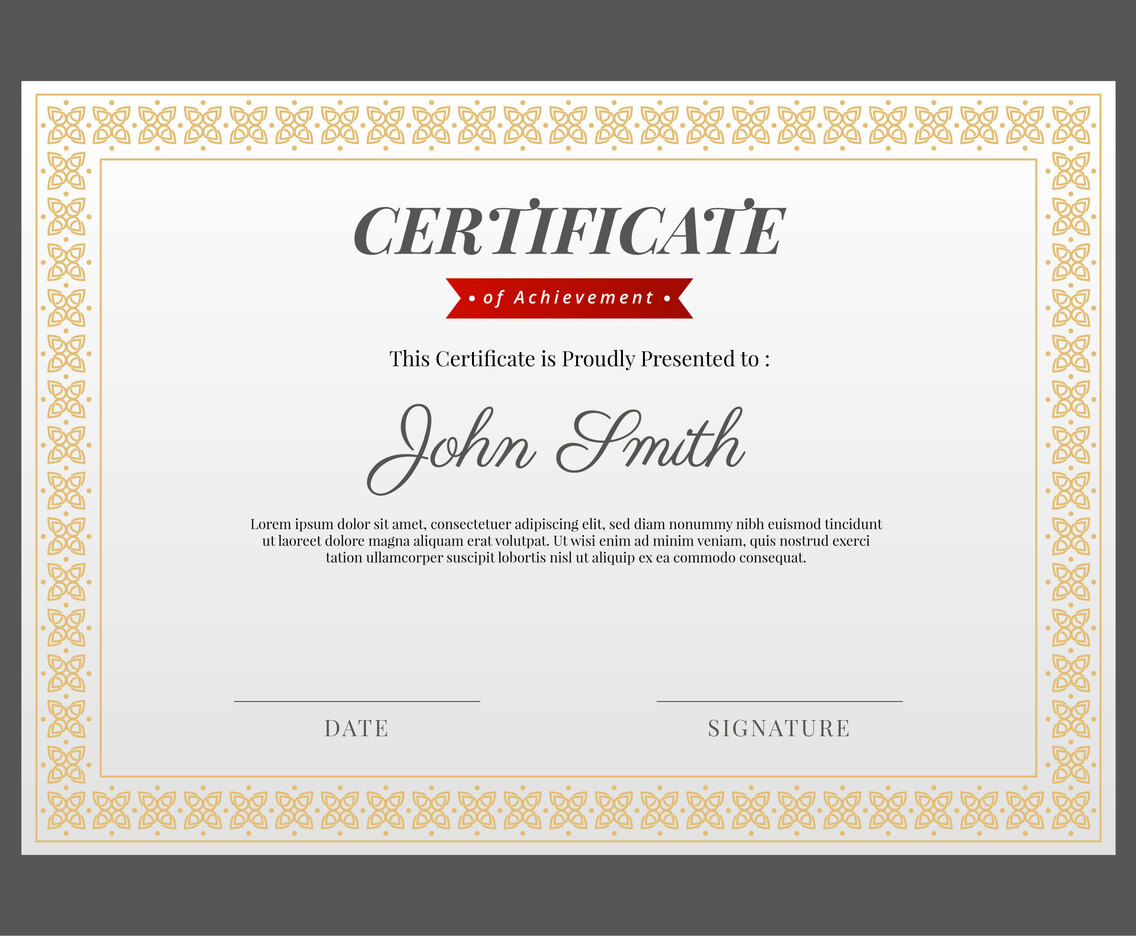 Certificate Template