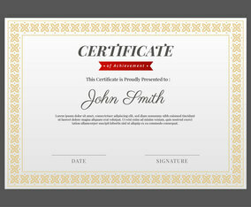 Certificate Template