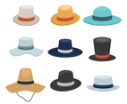 Free Panama Hat Vector Collection