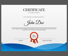 Free Certificate Template Vector