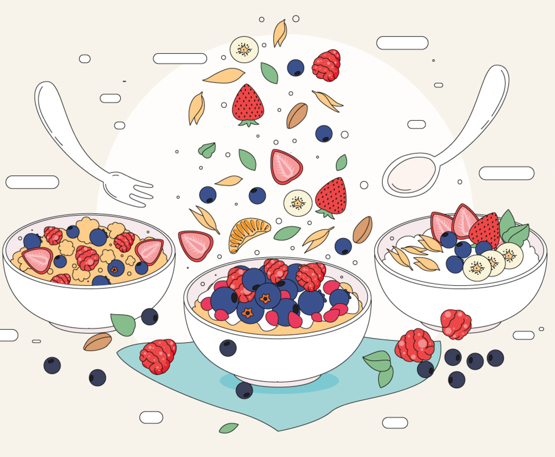 Granola Vector
