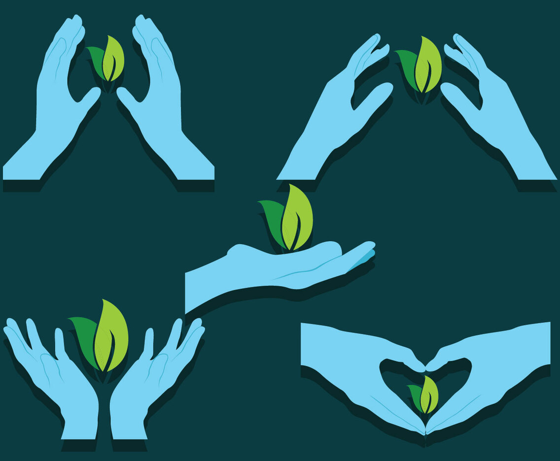 Healing Hands Vector Pack