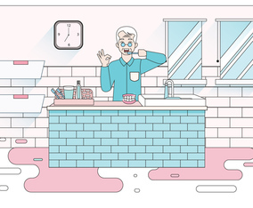 False Teeth Illustration Vector