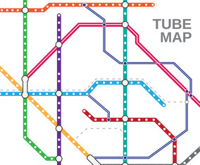 Tube Map Vector