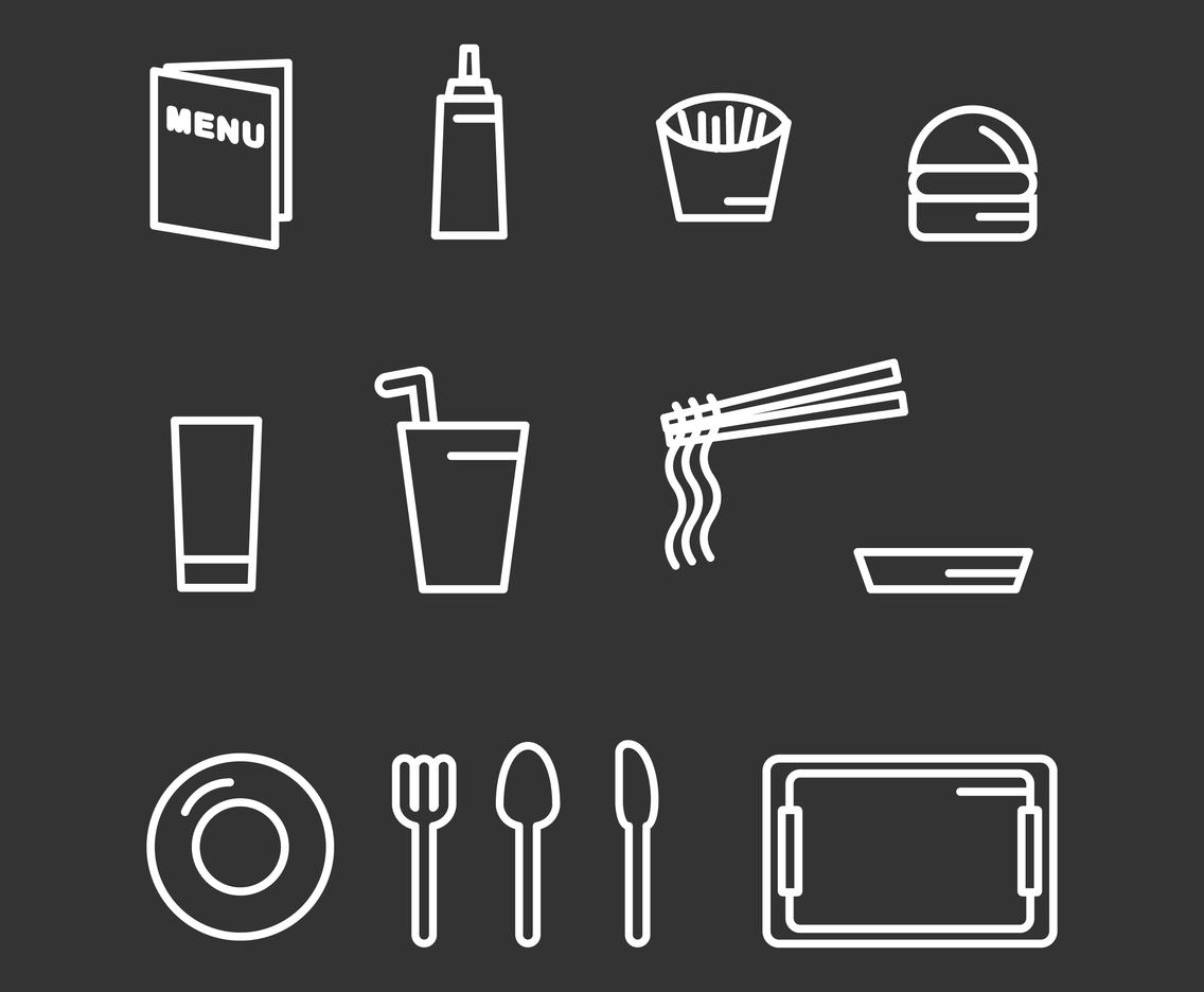 Canteen Vectors Icons