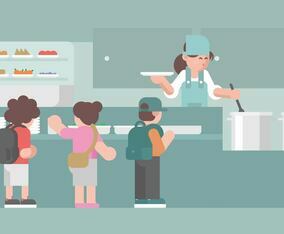 Canteen Illustration