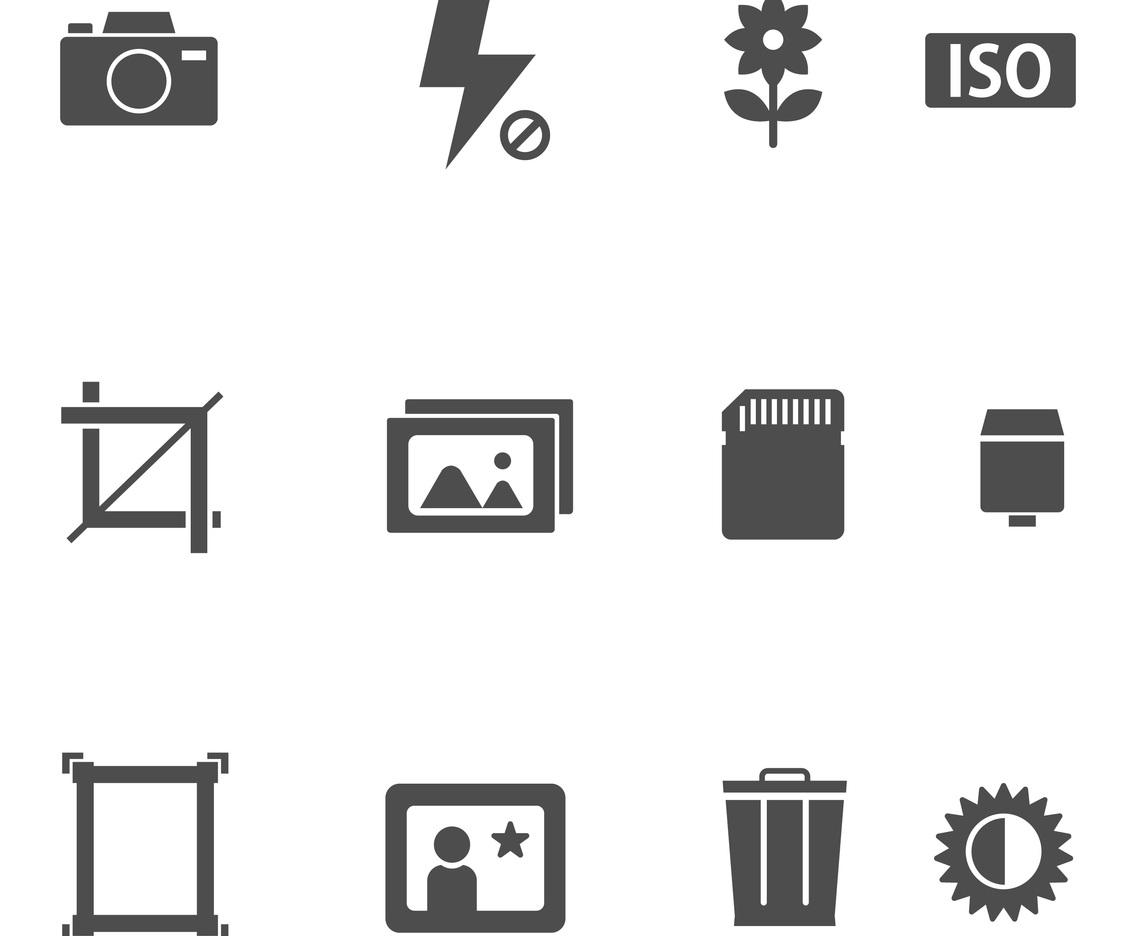 Free Camera And Photography Icon Set