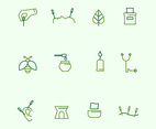 Alternative Acupuncture Medicine Thin Line Icon